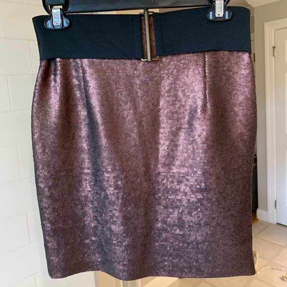 Sequin Mini Skirt - Picture 1 of 5